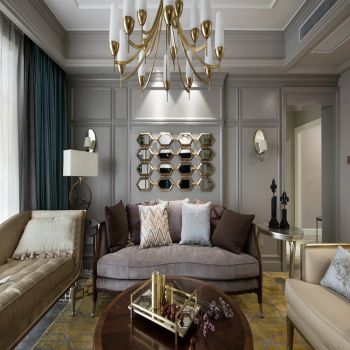 Thiết kế biệt thự 4 phòng ngủ phong cách Tân Cổ Điển 