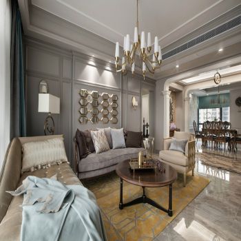 Thiết kế biệt thự 4 phòng ngủ phong cách Tân Cổ Điển 