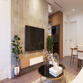 Thi công trọn gói căn 2 phòng ngủ - Anh Mạnh Imperia Garden 203 Nguyễn Huy Tưởng 