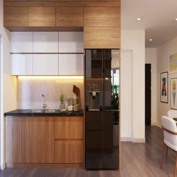 Thi công trọn gói căn 2 phòng ngủ - Anh Mạnh Imperia Garden 203 Nguyễn Huy Tưởng 