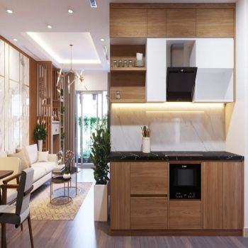 Thi công trọn gói căn 2 phòng ngủ - Anh Mạnh Imperia Garden 203 Nguyễn Huy Tưởng 