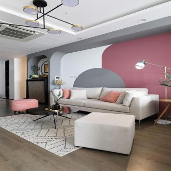 Thiết kế căn hộ phong cách Block Color