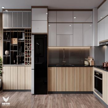 Thiết kế căn hộ 70m2 2 phòng ngủ dự án Thăng Long Capital
