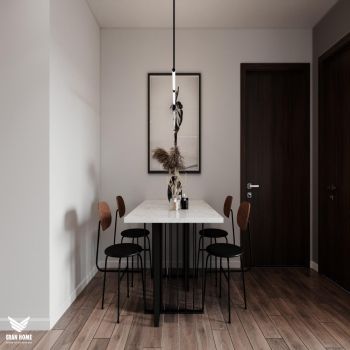 Thiết kế căn hộ 70m2 2 phòng ngủ dự án Thăng Long Capital