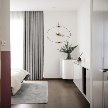 Thiết kế căn hộ phong cách Block Color